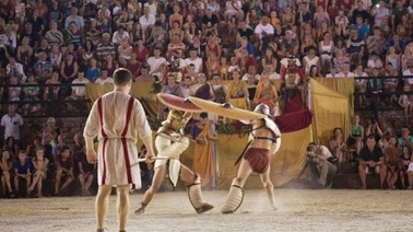 Gladijatori "Spectacula Antiqua" u Areni