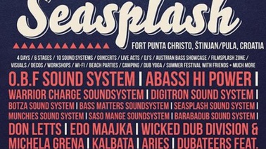 Najavljeni novi izvođači za 14. Seasplash festival