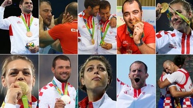 Hrvatska po broju medalja u vrhu