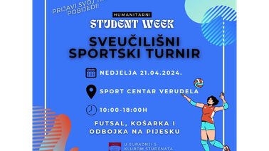 SVEUČILIŠNI SPORTSKI TURNIR - Student Week 2024.