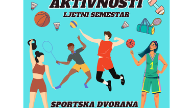 Sportske aktivnosti za studente u ljetnome semestru