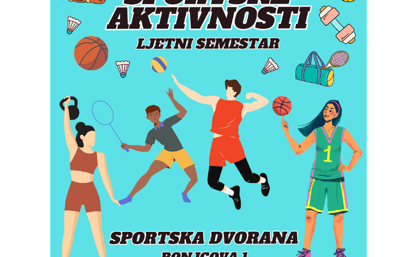 Sportske aktivnosti za studente u ljetnome semestru