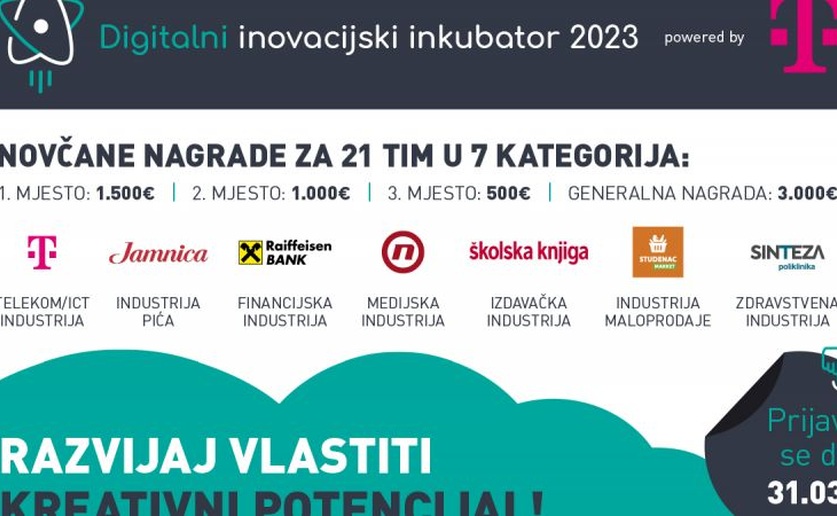 Digitalni inovacijski inkubator - Traže se najbolji mladi inovatori Hrvatske!