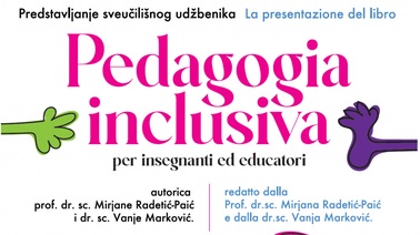 Promocija sveučilišnog udžbenika na talijanskom jeziku za studente, odgajatelje, učitelje i nastavnike