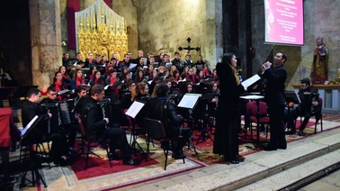 Zbor Muzičke akademije Sveučilišta J. Dobrile u Puli na otvorenju Parka Anne Frank