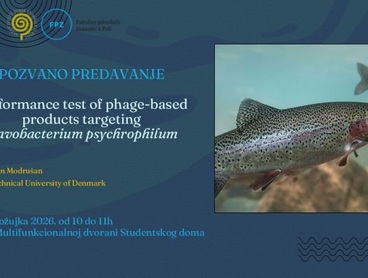 Predavanje ,,Performance test of phage-based products targeting Flavobacterium psychrophilum''