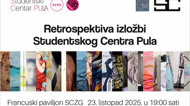 Retrospektiva izložbi Studentskog centra Pula u Francuskom paviljonu