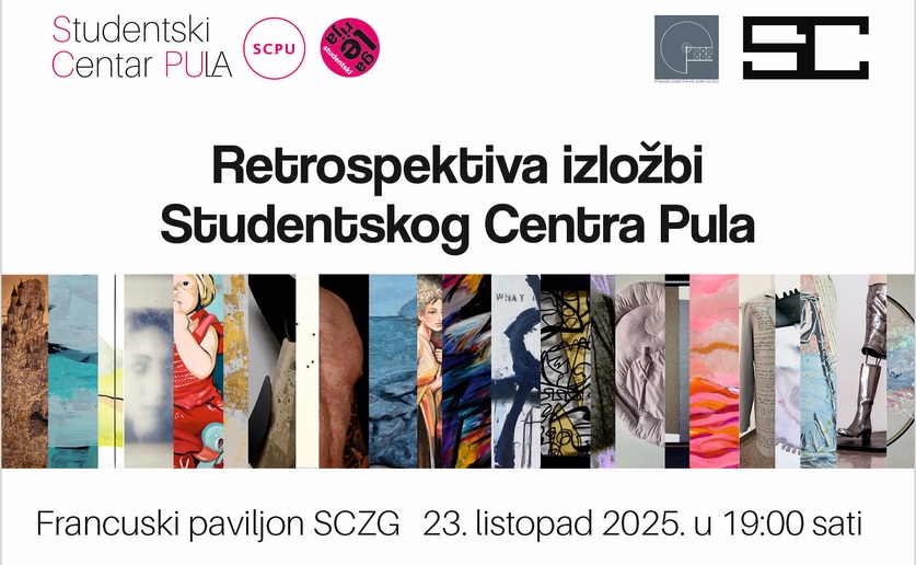 Retrospektiva izložbi Studentskog centra Pula u Francuskom paviljonu