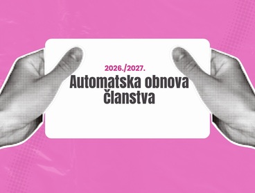Automatska obnova članstva za akademsku godinu 2026./2027.
