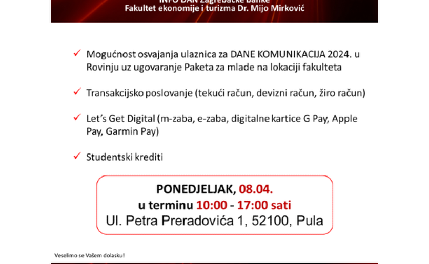 INFO DAN Zagrebačke banke na FET-u