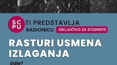 Radionica javnog nastupa - Rasturi usmena izlaganja