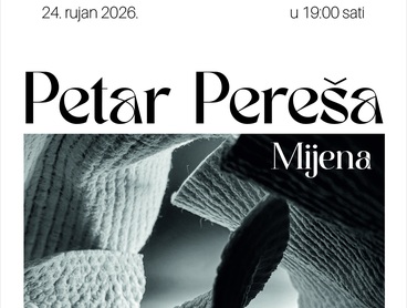 Otvorenje izložbe "Mijena" autora Petara Pereša