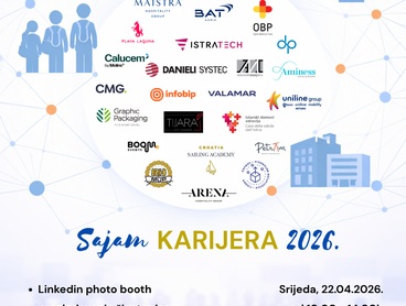 Pozivamo vas na Sajam karijera 2026. u Puli!