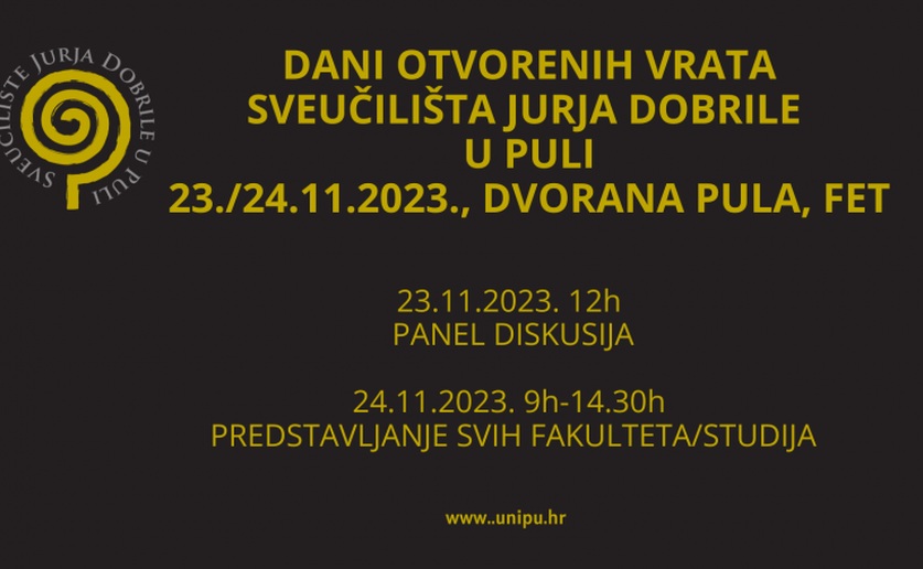 Dani otvorenih vrata Sveučilišta Jurja Dobrile u Puli