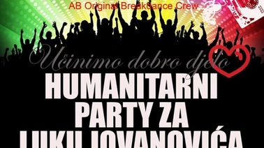 Večeras u Uljaniku humanitarni party za Luku Jovanovića