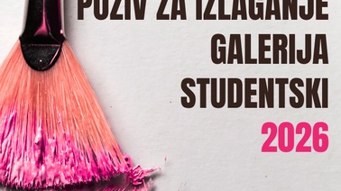 POZIV za izlaganje u galeriji Studentski