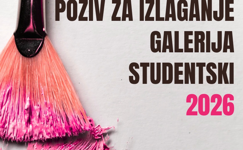 POZIV za izlaganje u galeriji Studentski