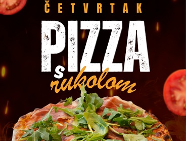 Akcija pizza s rukolom