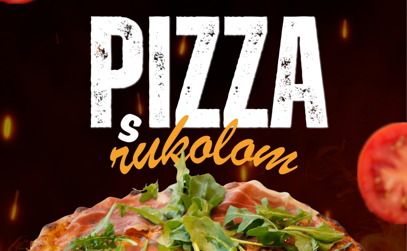 Akcija pizza s rukolom