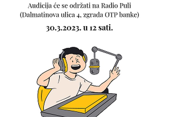 Radio X-ica poziva sve zainteresirane studente i studentice na audiciju