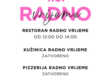 Radno vrijeme restorana 4.6.2026.