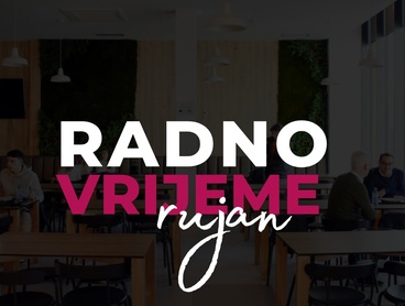 Radno vrijeme restorana za rujan