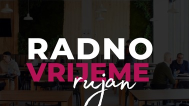 Radno vrijeme restorana za rujan